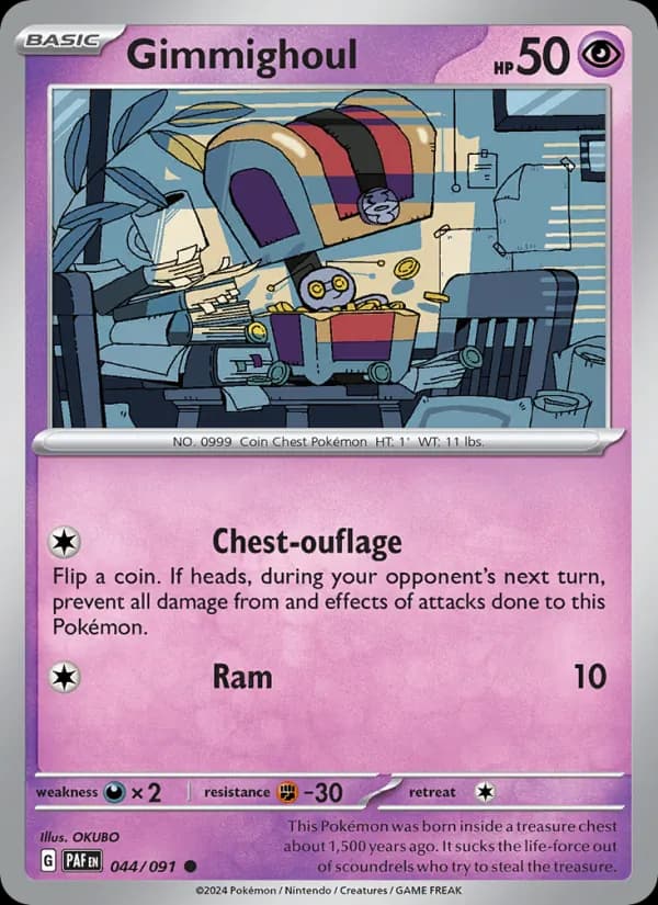 Gimmighoul 044/91, Paldean Fates