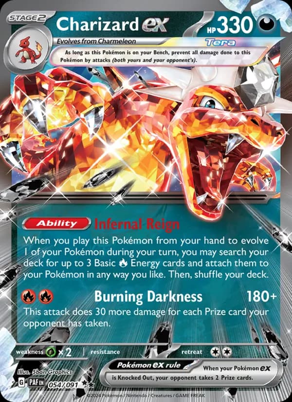 Charizard ex 054/91, Paldean Fates