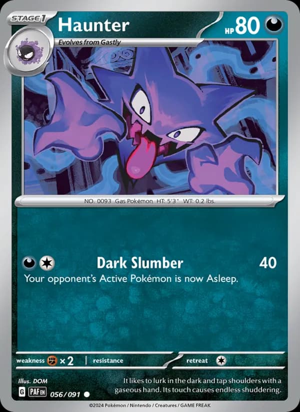Haunter 056/91, Paldean Fates