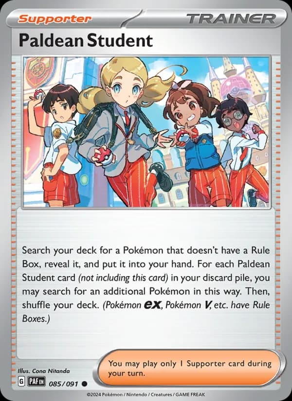 Paldean Student 085/91, Paldean Fates