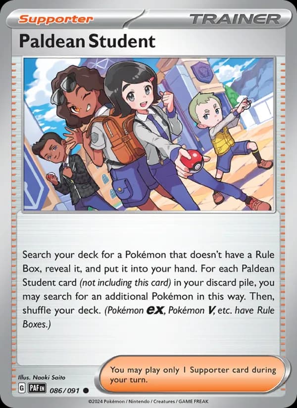 Paldean Student 086/91, Paldean Fates