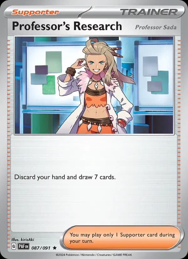 Professor's Research 087/91, Paldean Fates