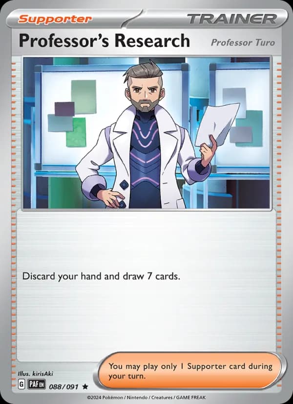 Professor's Research 088/91, Paldean Fates