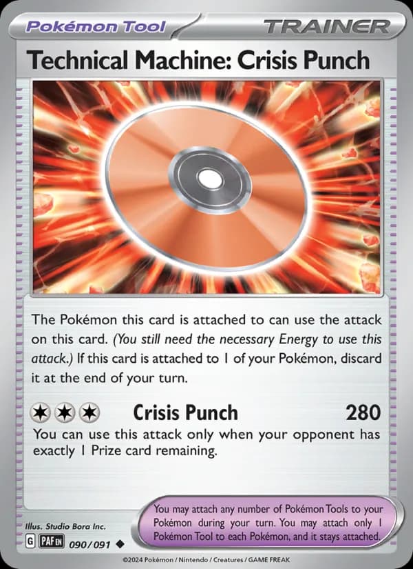 Technical Machine: Crisis Punch 090/91, Paldean Fates