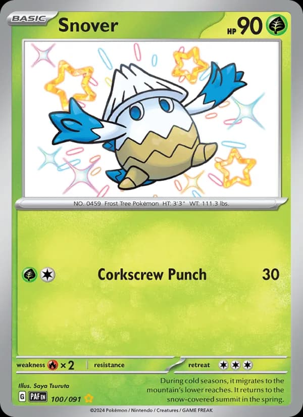 Snover 100/91, Paldean Fates