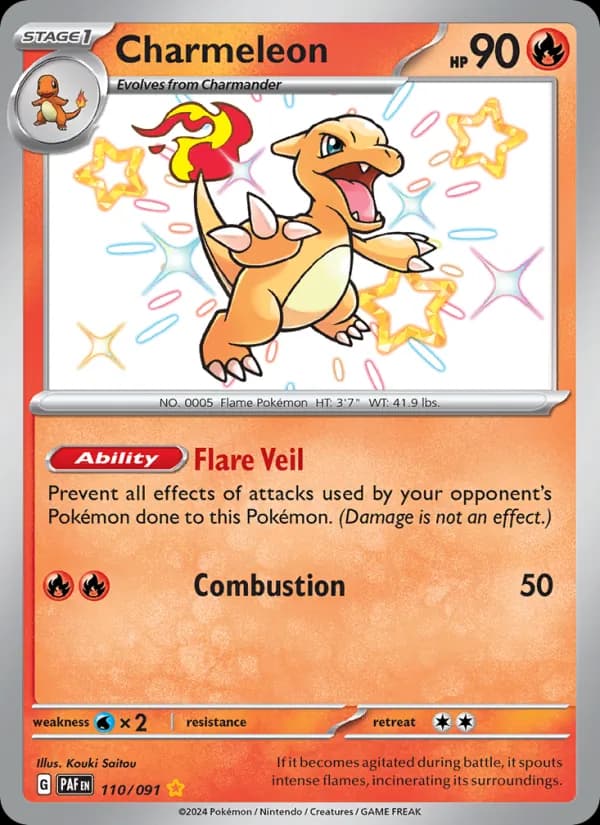 Charmeleon 110/91, Paldean Fates