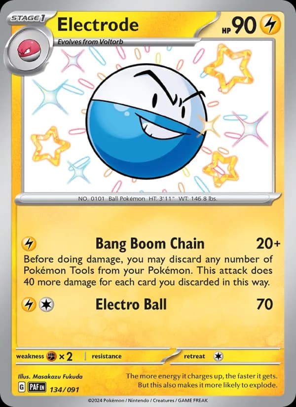 Electrode 134/91, Paldean Fates