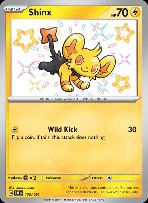 Shinx 135/91, Paldean Fates