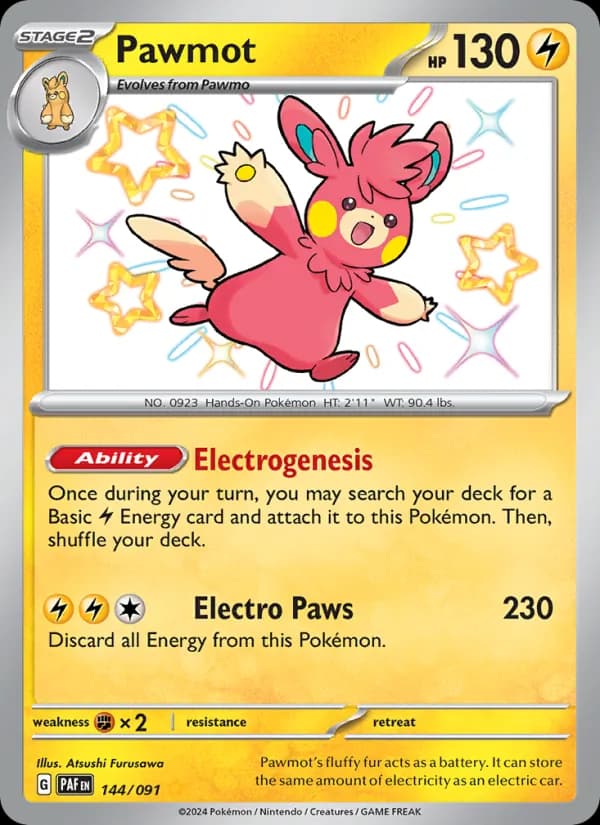Pawmot 144/91, Paldean Fates
