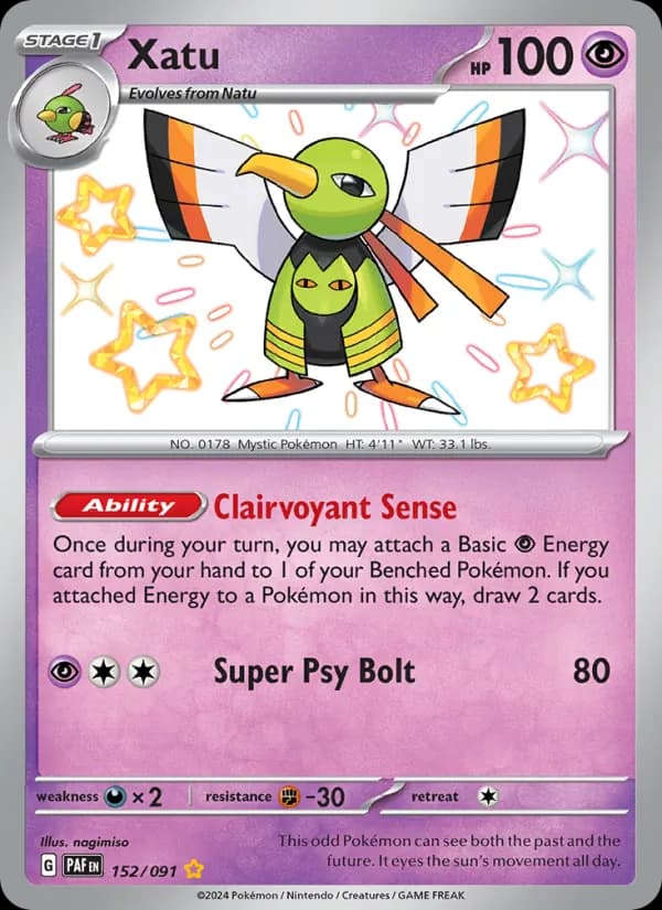 Xatu 152/91, Paldean Fates