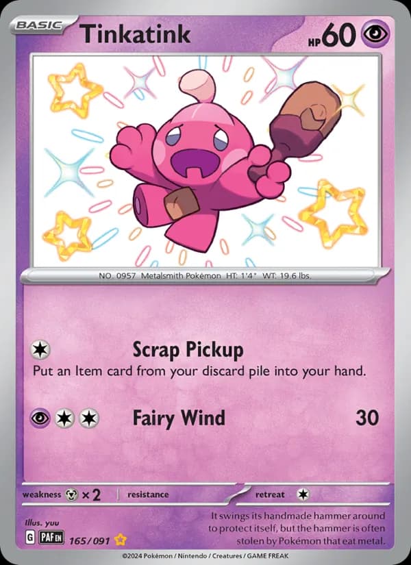 Tinkatink 165/91, Paldean Fates