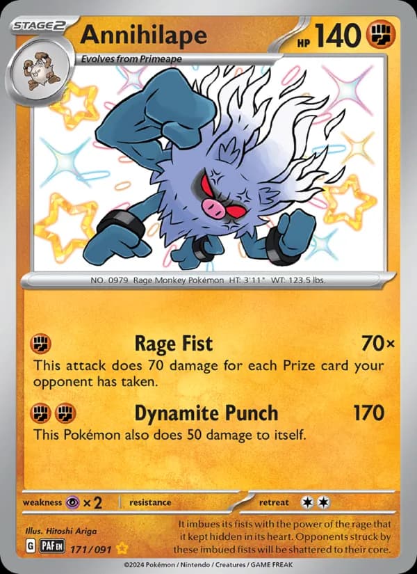 Annihilape 171/91, Paldean Fates