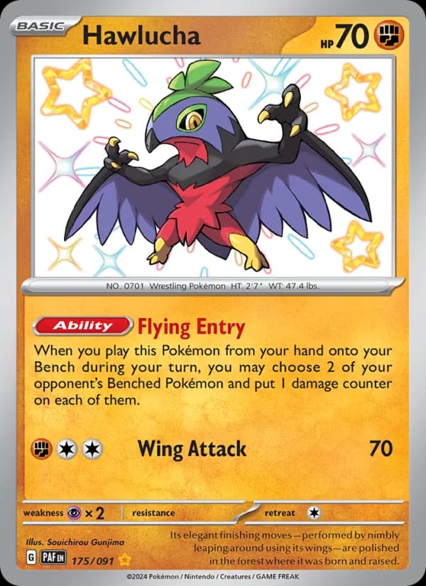 Hawlucha 175/91, Paldean Fates