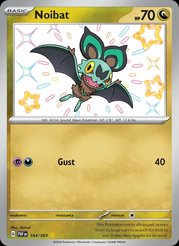 Noibat 194/91, Paldean Fates
