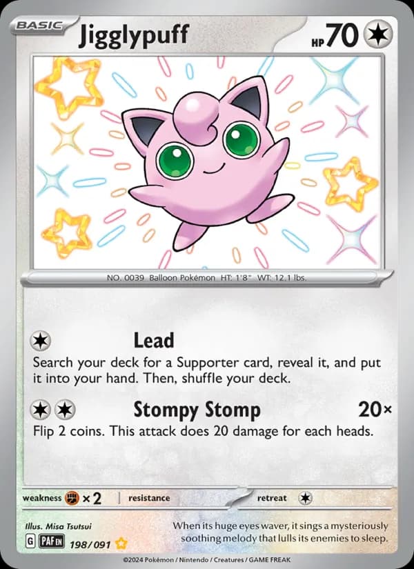 Jigglypuff 198/91, Paldean Fates