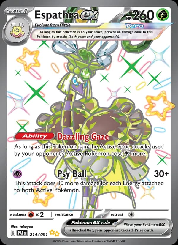 Espathra ex 214/91, Paldean Fates