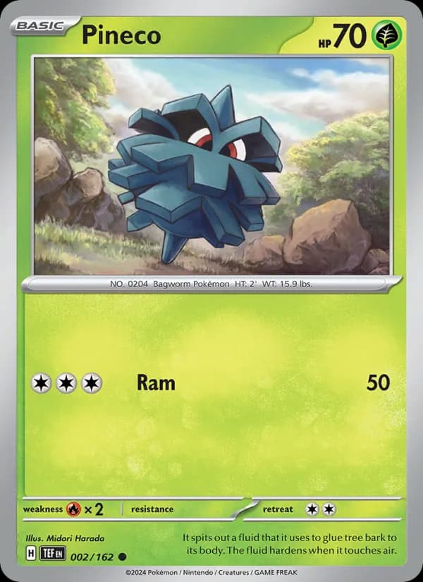 Pineco 002/162, Temporal Forces