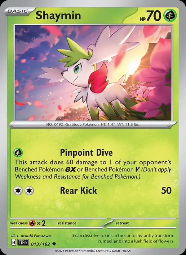 Shaymin 013/162, Temporal Forces