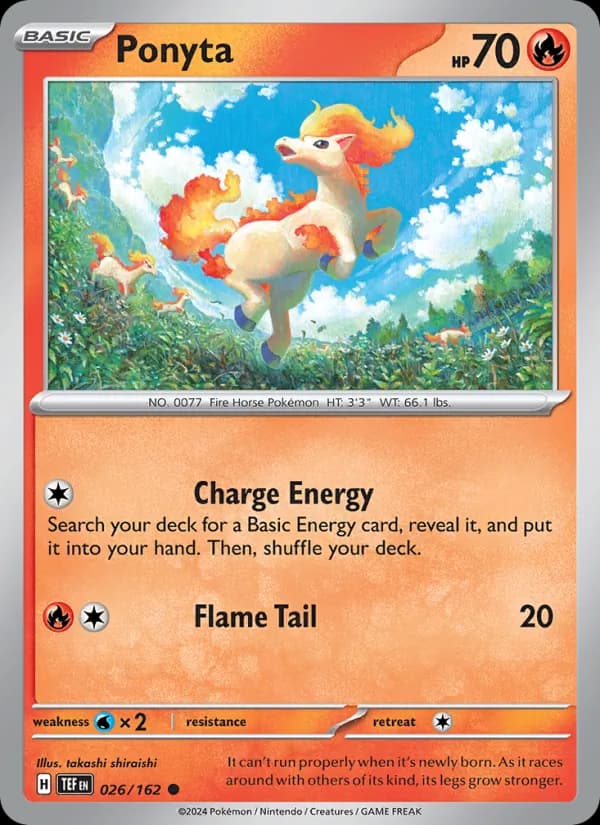 Ponyta 026/162, Temporal Forces