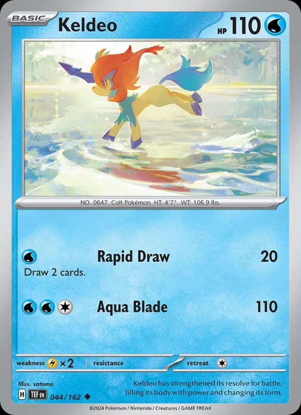Keldeo 044/162, Temporal Forces