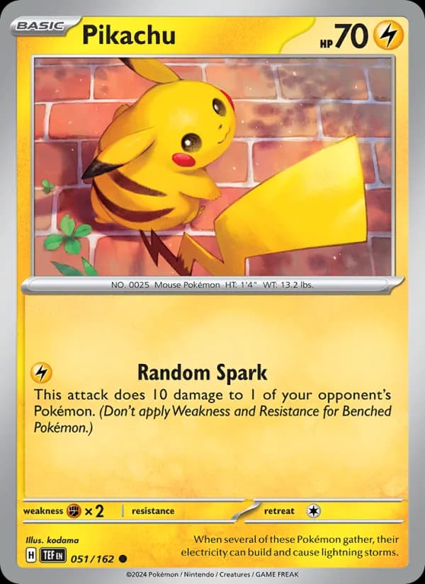 Pikachu 051/162, Temporal Forces