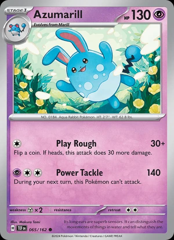 Azumarill 065/162, Temporal Forces
