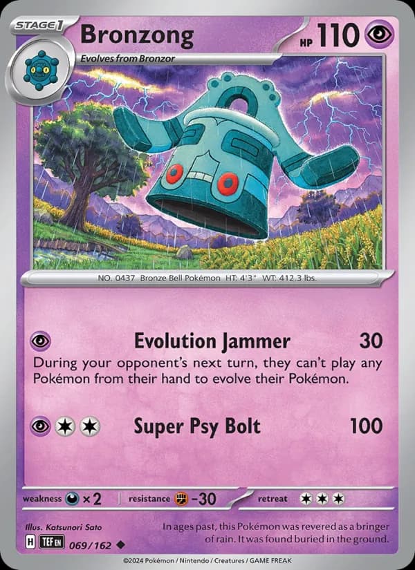 Bronzong 069/162, Temporal Forces
