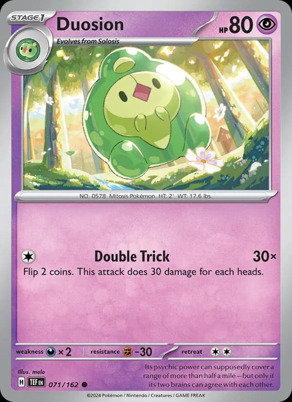 Duosion 071/162, Temporal Forces