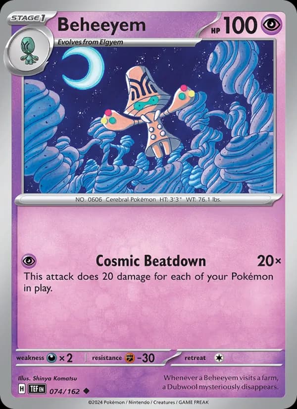 Beheeyem 074/162, Temporal Forces