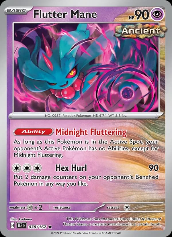 Flutter Mane 078/162, Temporal Forces