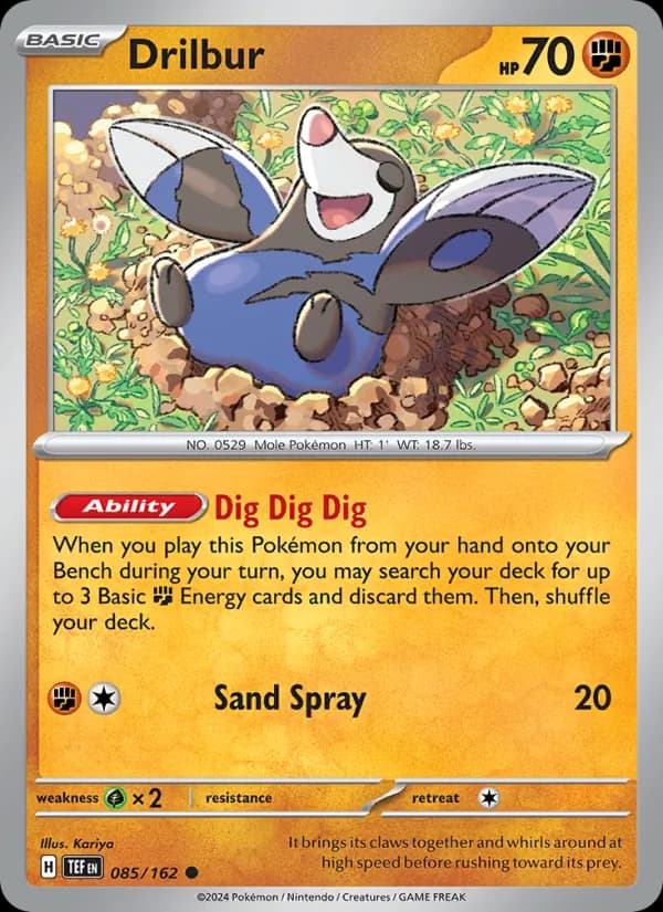 Drilbur 085/162, Temporal Forces