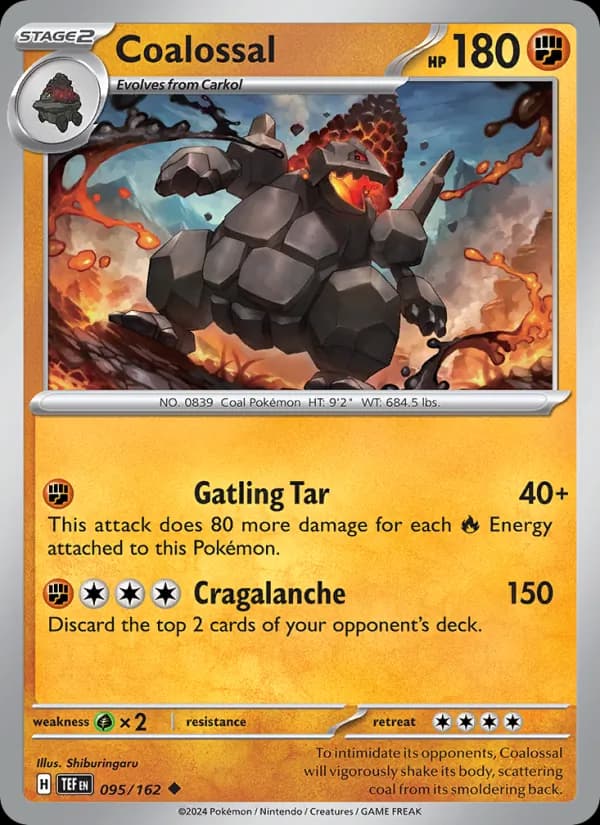 Coalossal 095/162, Temporal Forces