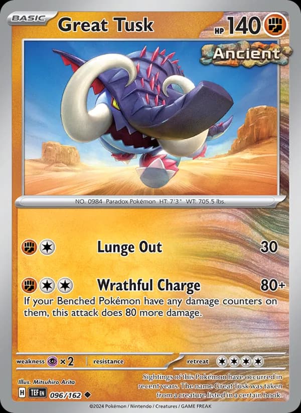 Great Tusk 096/162, Temporal Forces
