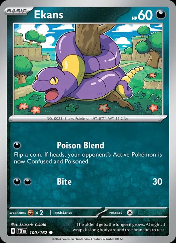 Ekans 100/162, Temporal Forces