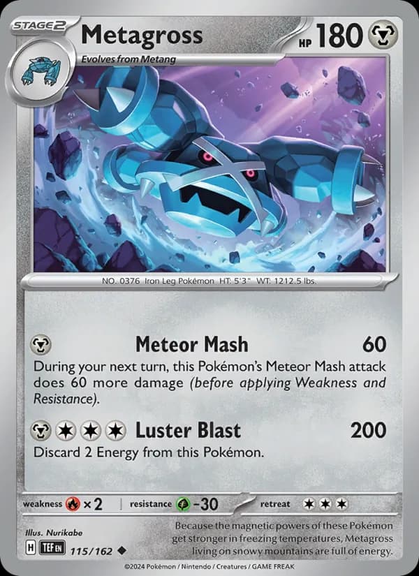 Metagross 115/162, Temporal Forces