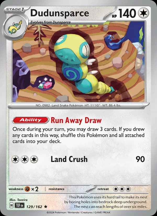 Dudunsparce 129/162, Temporal Forces