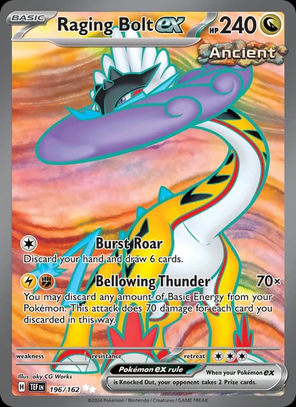 Raging Bolt ex 196/162, Temporal Forces