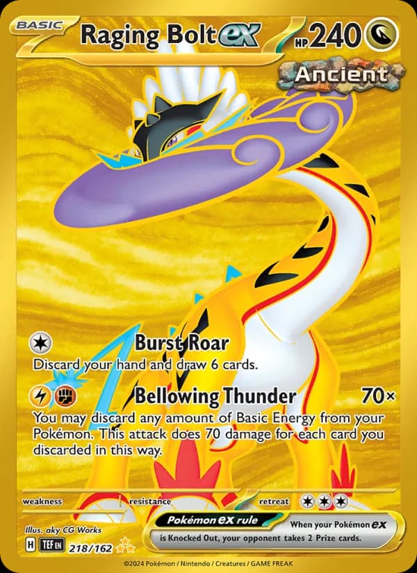 Raging Bolt ex 218/162, Temporal Forces