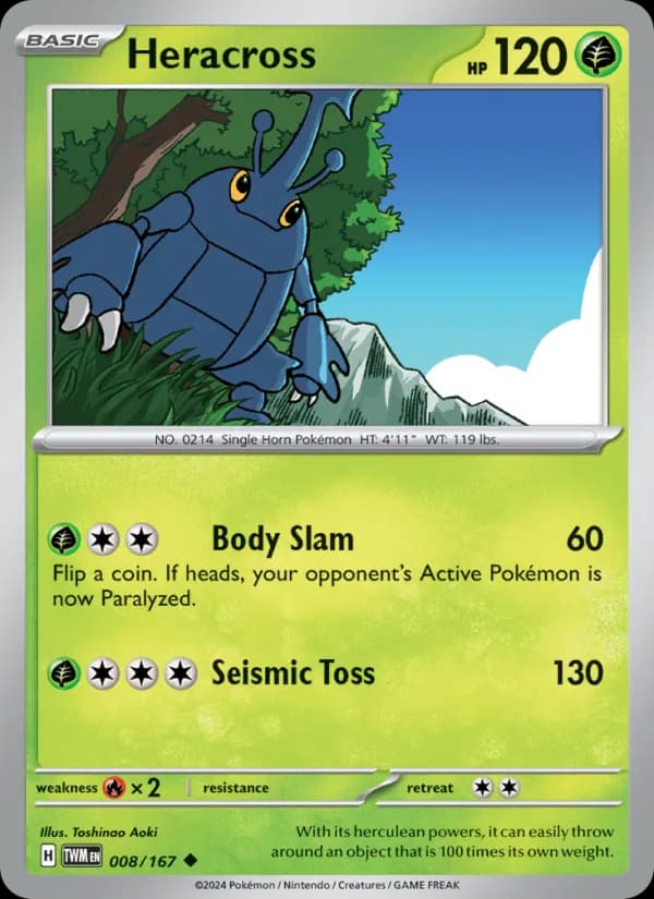 Heracross 008/167, Twilight Masquerade
