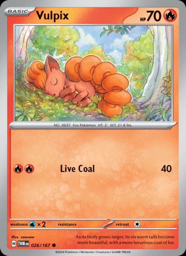 Vulpix 026/167, Twilight Masquerade