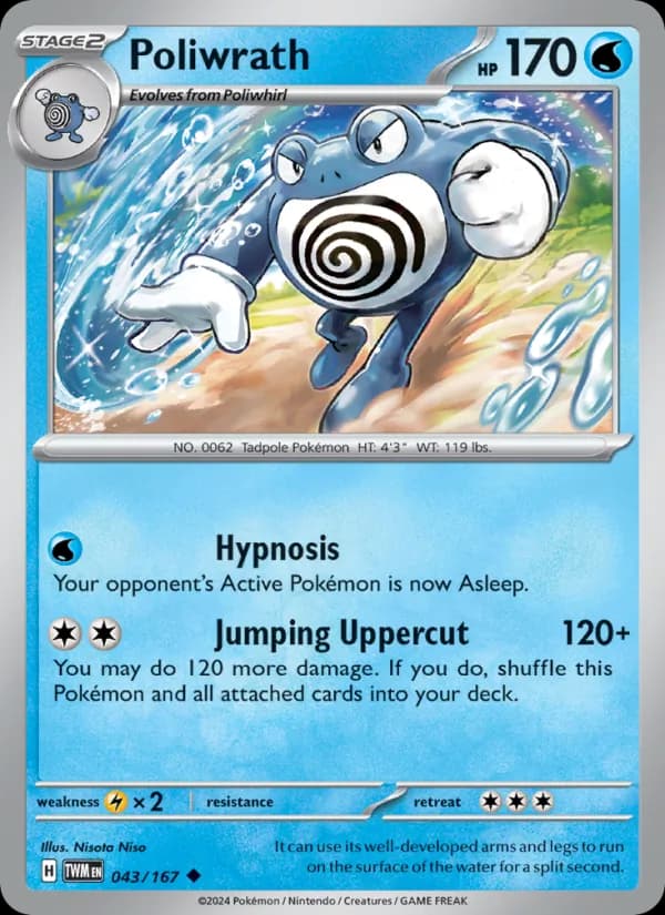 Poliwrath 043/167, Twilight Masquerade