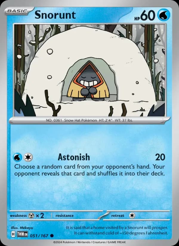Snorunt 051/167, Twilight Masquerade