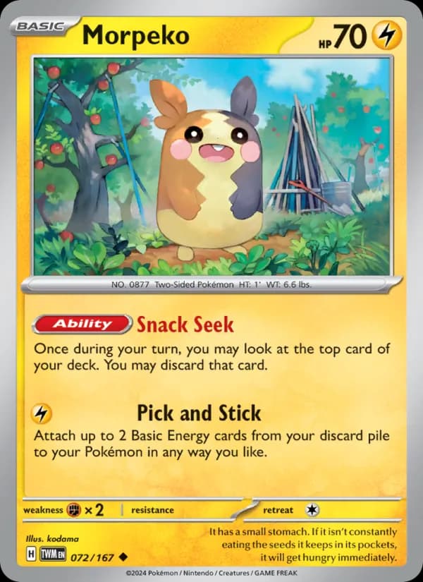 Morpeko 072/167, Twilight Masquerade