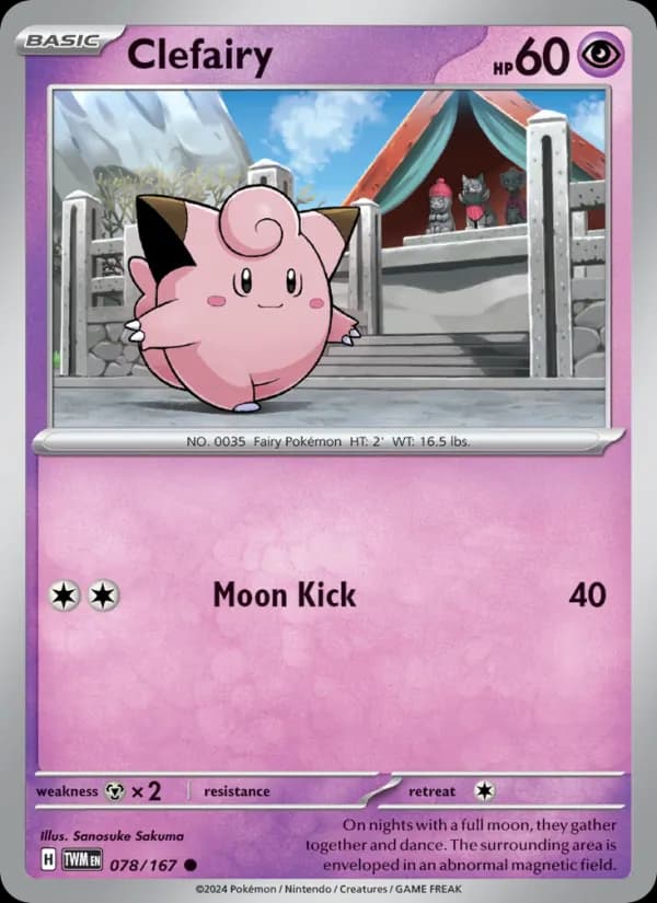 Clefairy 078/167, Twilight Masquerade