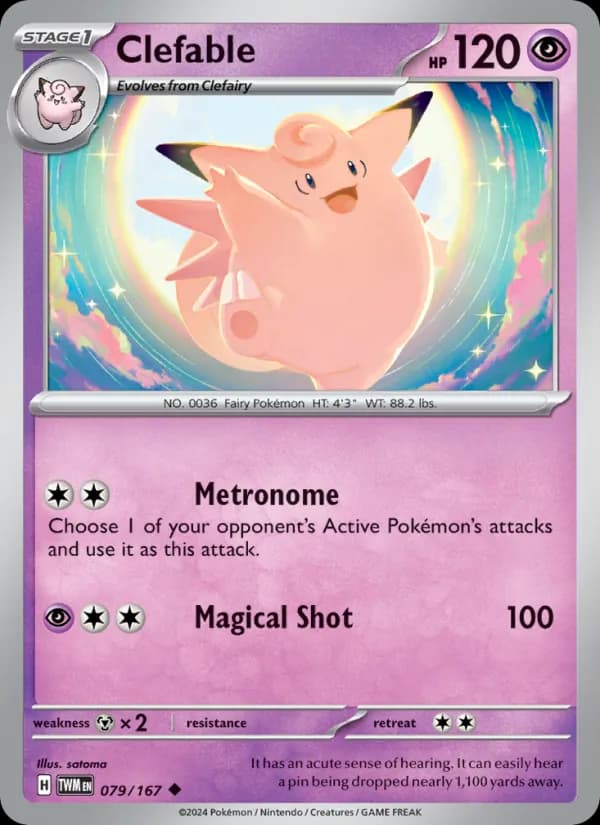 Clefable 079/167, Twilight Masquerade