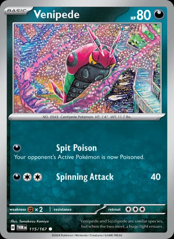 Venipede 115/167, Twilight Masquerade