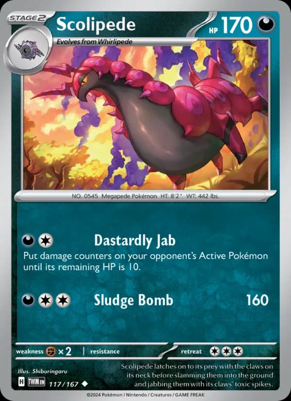 Scolipede 117/167, Twilight Masquerade