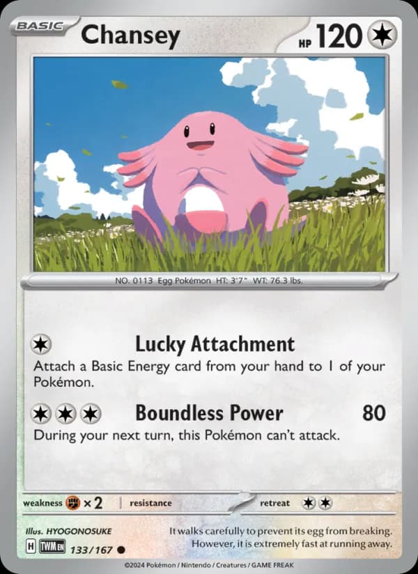 Chansey 133/167, Twilight Masquerade