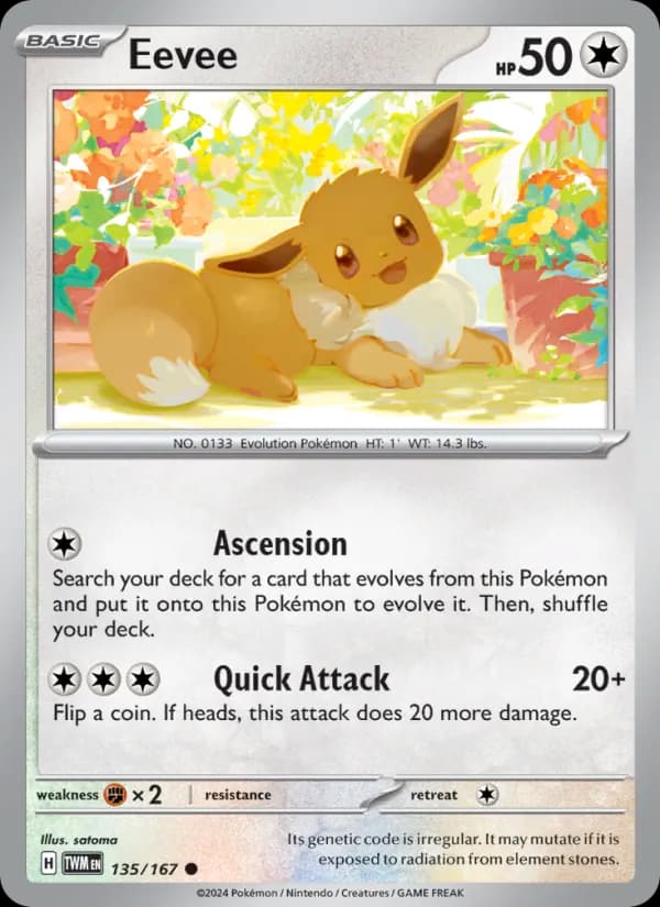 Eevee 135/167, Twilight Masquerade