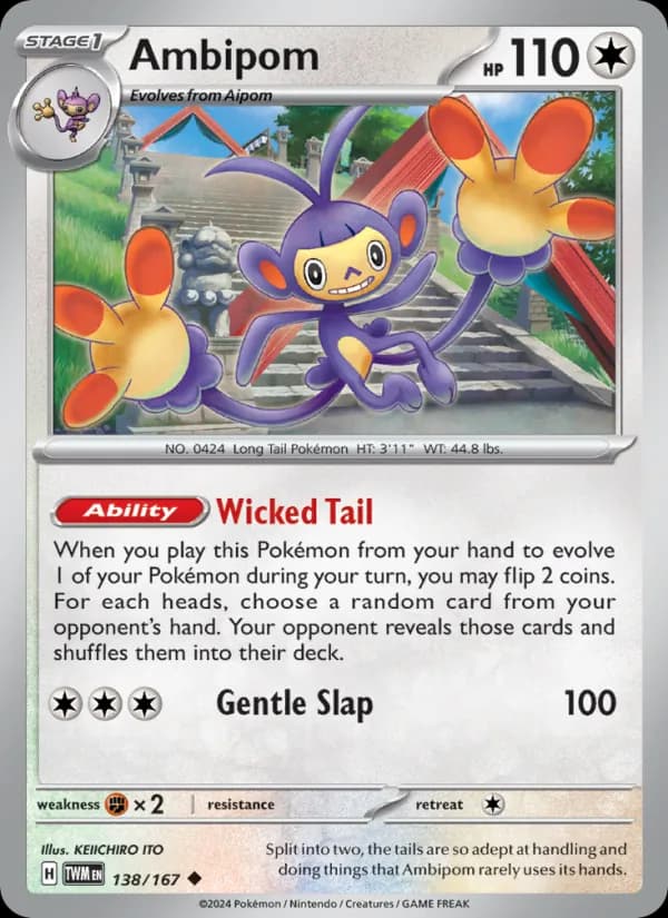 Ambipom 138/167, Twilight Masquerade